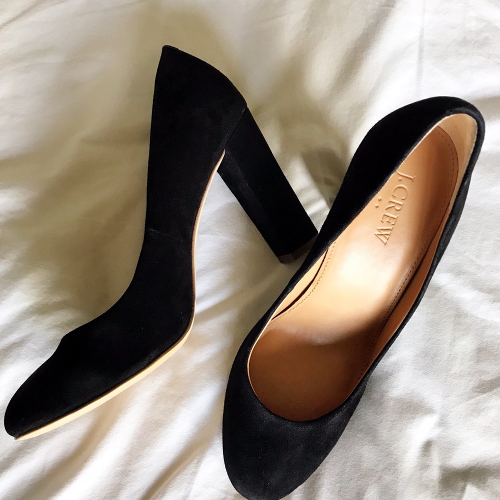 J. Crew Etta Suede pumps